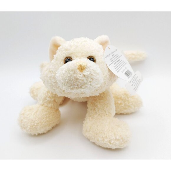 Gund Heads & Tales Cream Cat Plush 9" Stuffed Animal Kitty - Picture 1 of 6